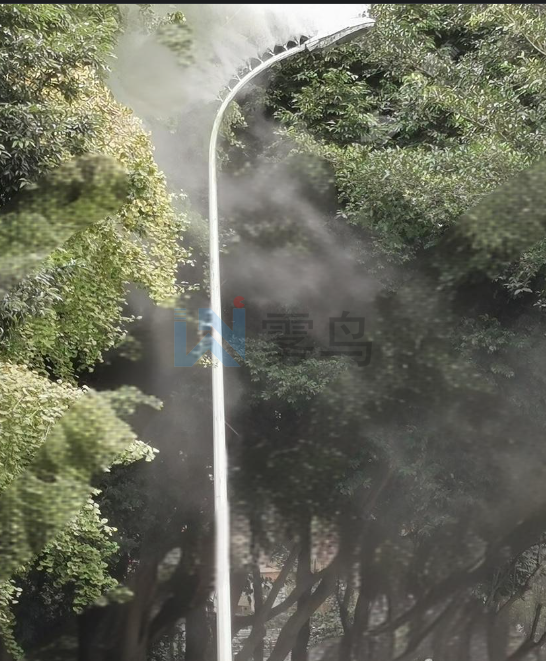 山西路燈桿噴霧系統